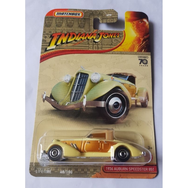 Matchbox 70YEARS Indiana Jones 1936 Auburn Speedster 851 2023