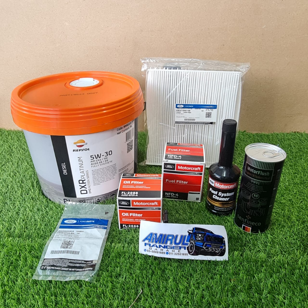 FORD RANGER 2.2 REPSOL DXR PLATINUM 5W-30 CK-4 SERVICE SET | Shopee ...