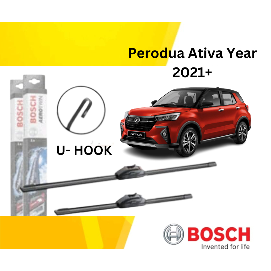 Perodua Ativa Year 2021 Windshield Wiper Bosch Aerotwin Retrofit Set ...