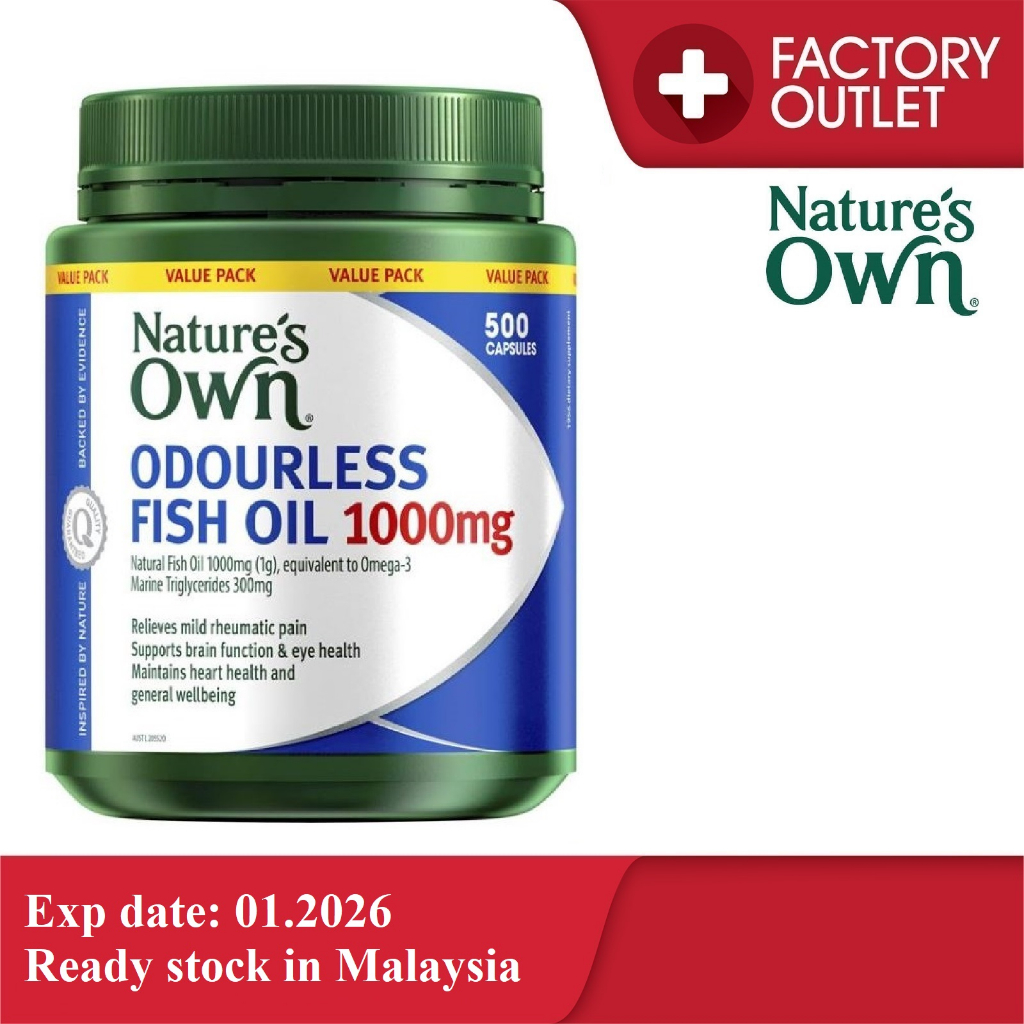 Buy natures own fish oil Online With Best Price Mar 2024 Shopee