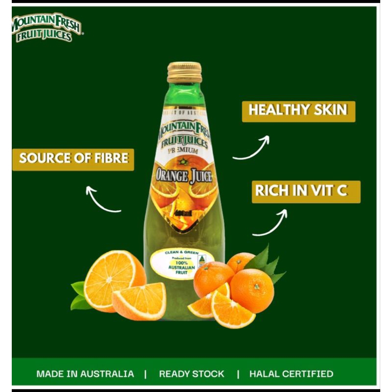 (Expired December 2023 )Mountain Fresh Juice ColdPressed Juice 1×400ML