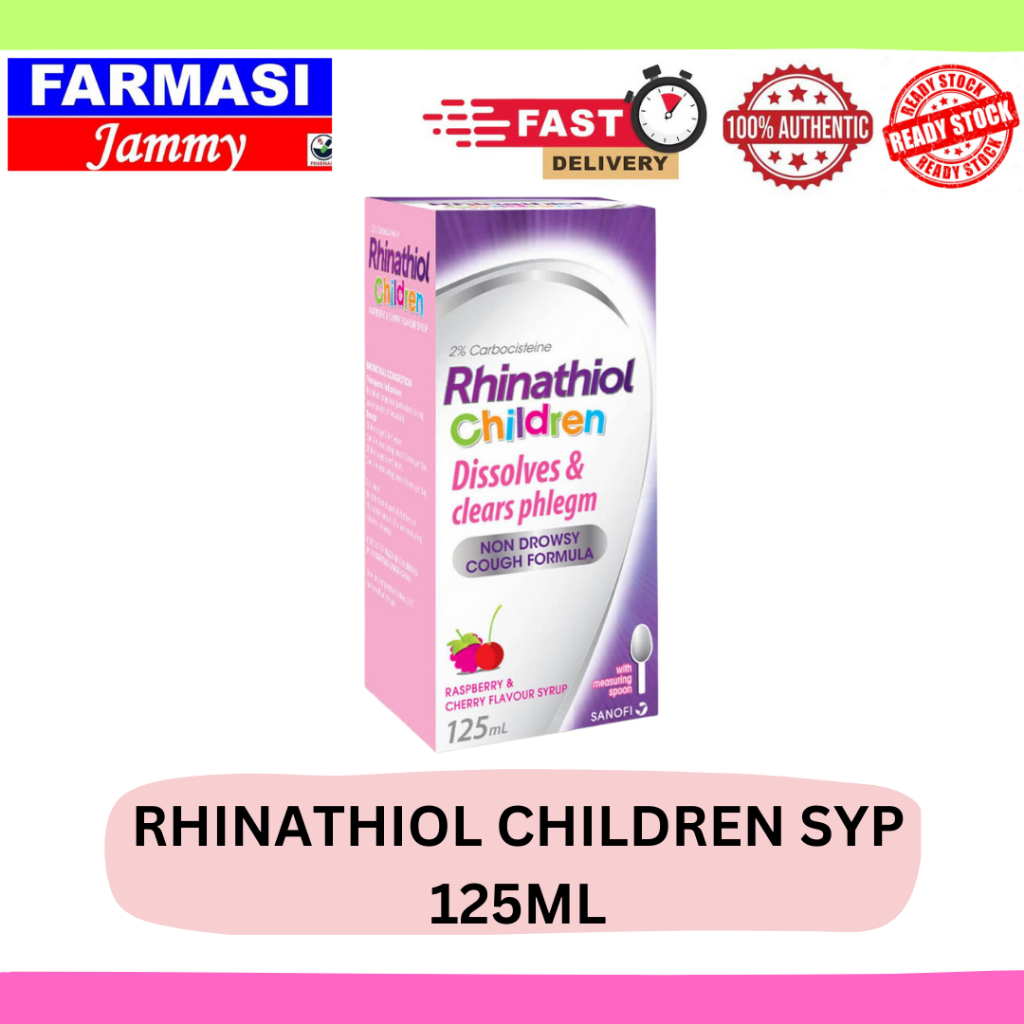 Rhinathiol Children Cough Syrup 125ml Shopee Malaysia