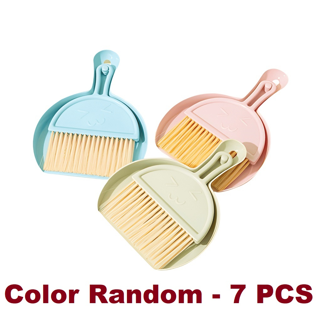 XiXiYang Ini Dustpan And Brush Set, Sall Broo And Dustpan Sets Cleaning Hand Brush And