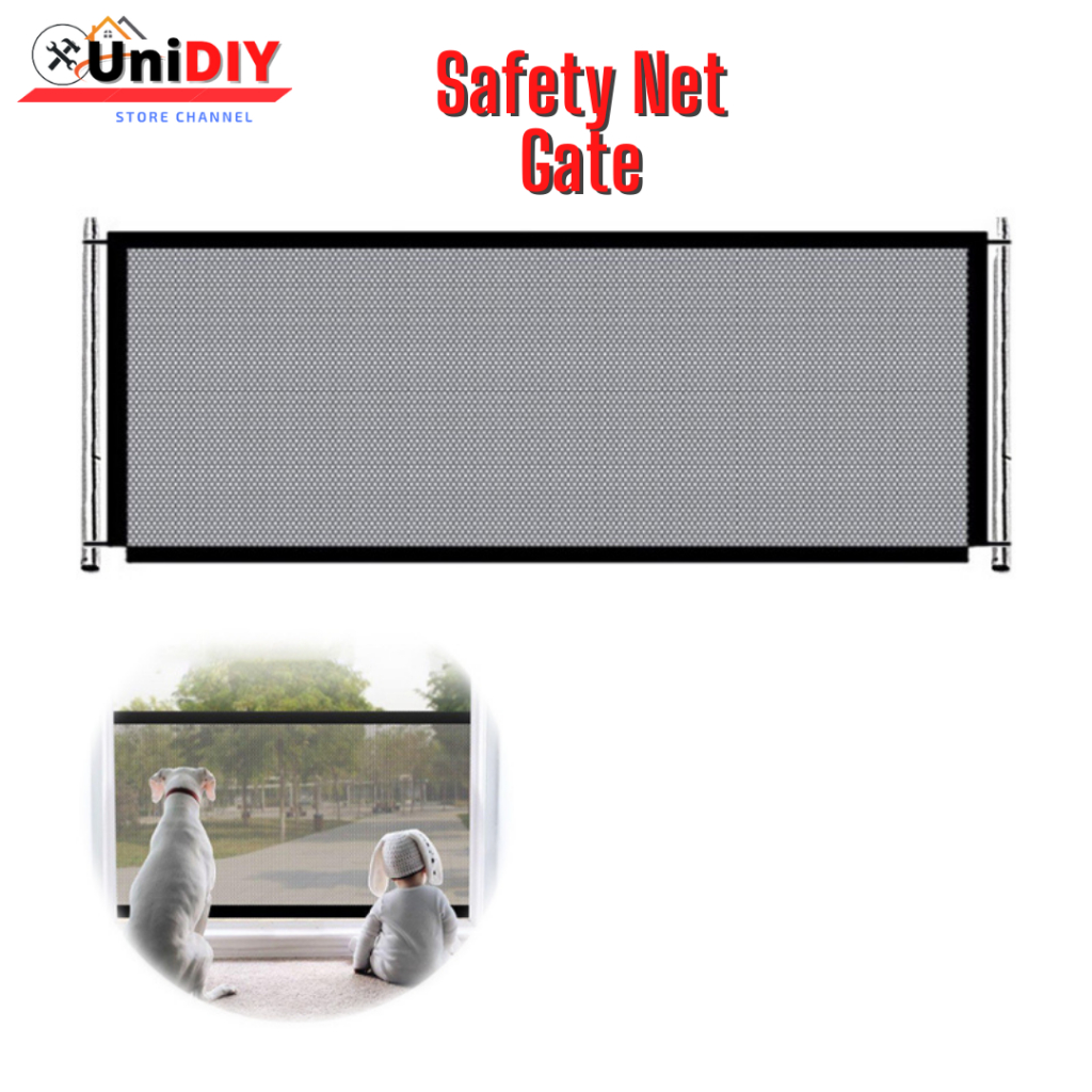 Pet Barrier Folding Breathable Mesh Net Dog Separation Guard Gate Pet
