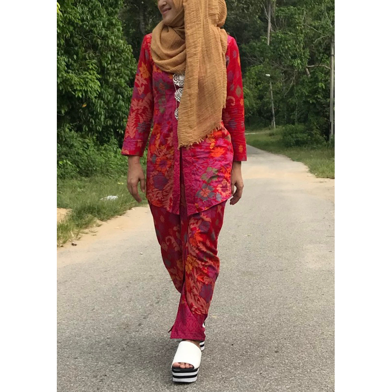 Kebaya cotton songket (custom made) | Shopee Malaysia