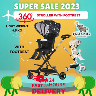 Baby Monsta New Latest Version Magic Stroller BW6511 Fit 0-6Years Old 25kg