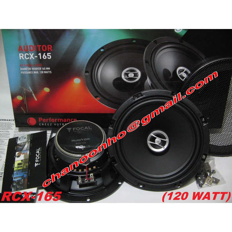 ORIGINAL Focal Auditor Series RCX-165 6.5″ (165mm) 120W 2-Way Coaxial ...