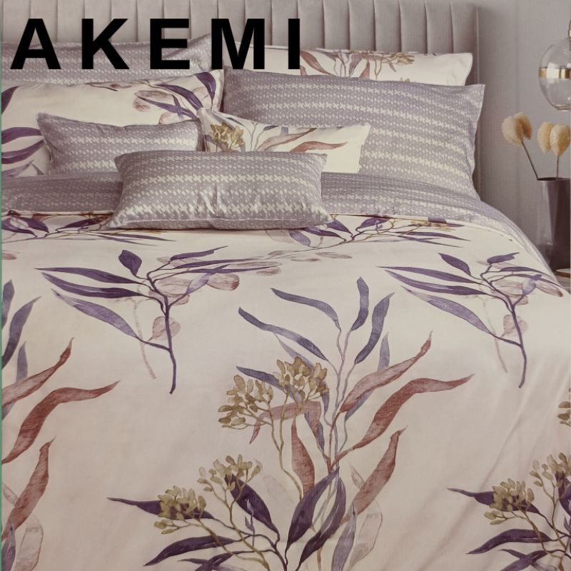 AKEMI Tencel Touch Serenity Quilt Cover Set 43cm Deep 850TC (Queen