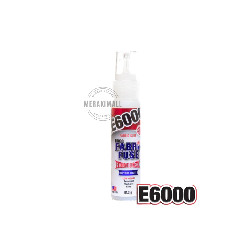 E6000 FabriFuse Fabric Glue Low Odor AcidFree Washable Adhesive