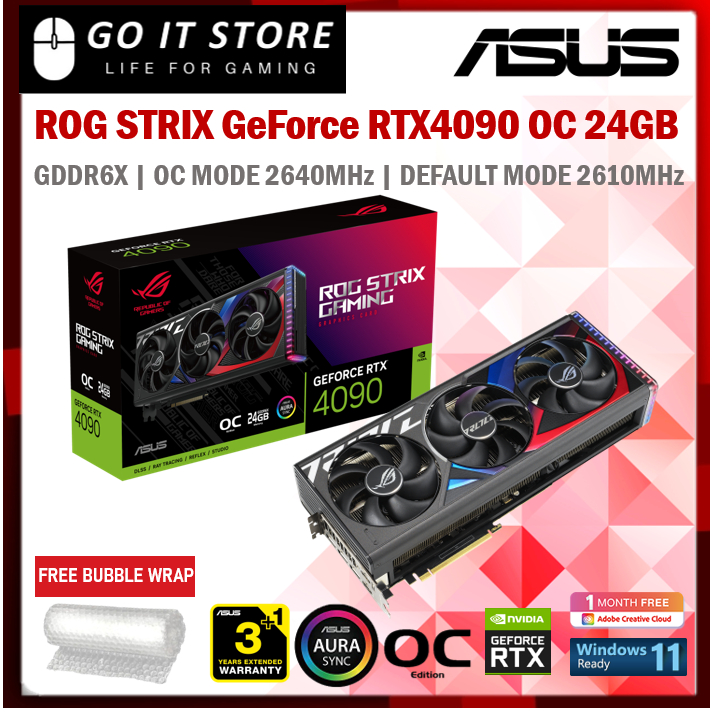 ASUS ROG Strix GeForce RTX4090 OC Edition / RTX4090 White OC Edition ...