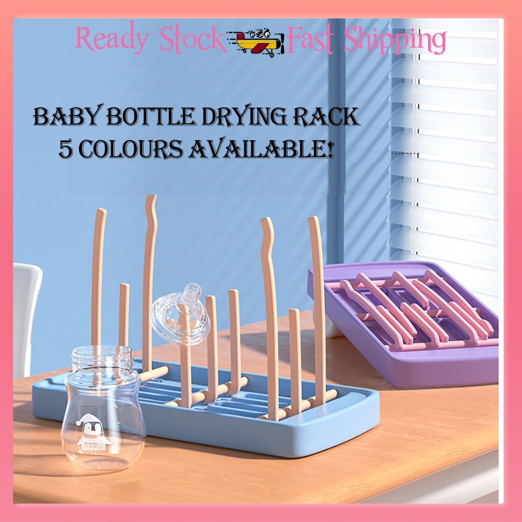 Baby Bottle Drying Rack Feeding Bottle Storage Cleaning Holder Nipple