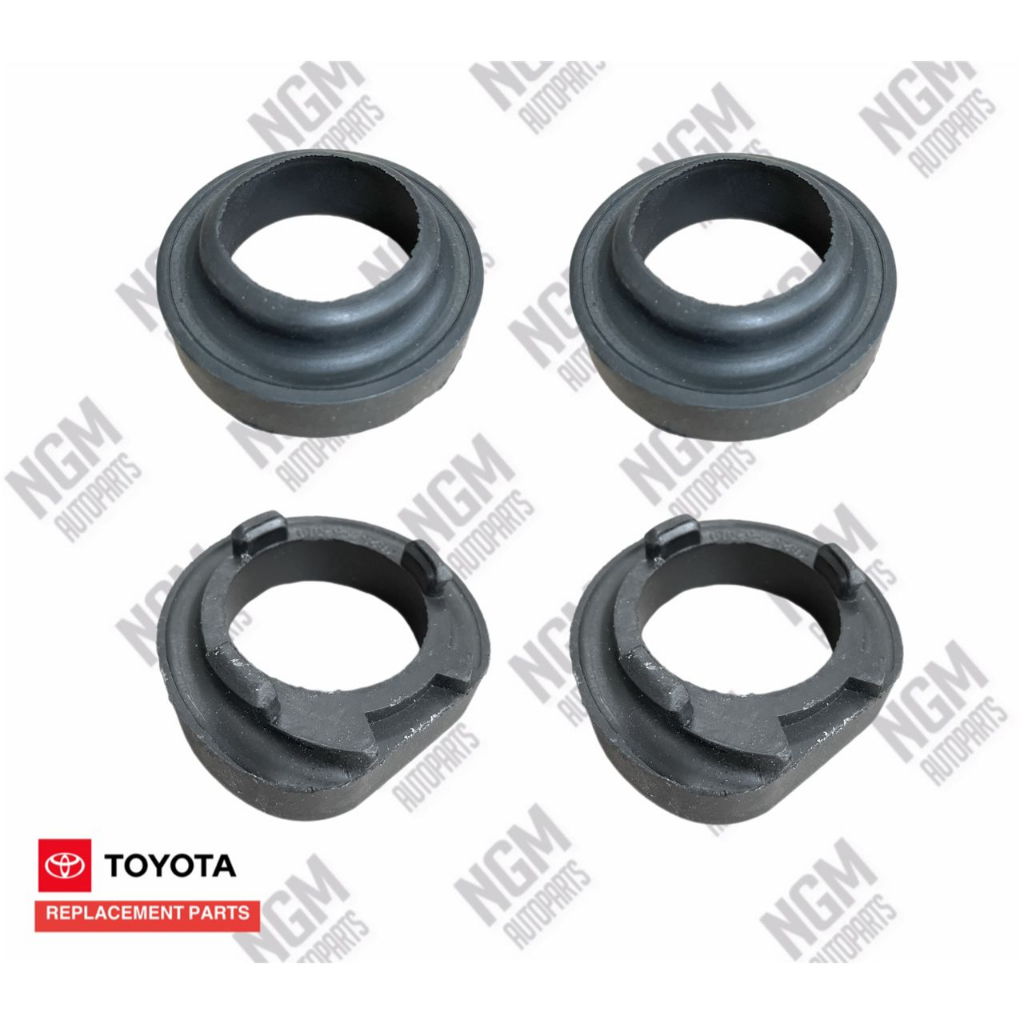 4x Rear Coil Spring Rubber Mounts Buffer For Audi TT Mk2 (2008-2014) 1.8, 2.0, 2.5