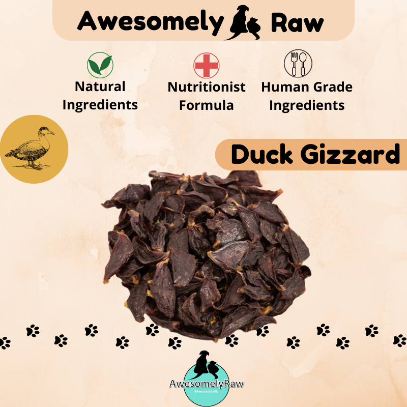 Air Dried Duck Gizzard Dehydrated Duck Pedal Dog Cat Snack Dog Cat
