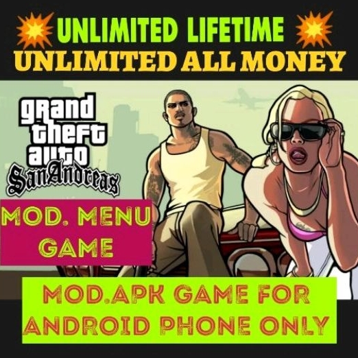 Grand Theft Auto San Andreas Mod Apk game [FOR ANDROID PHONE ONLY] UNLIMITED ALL 💥LIFETIME💥