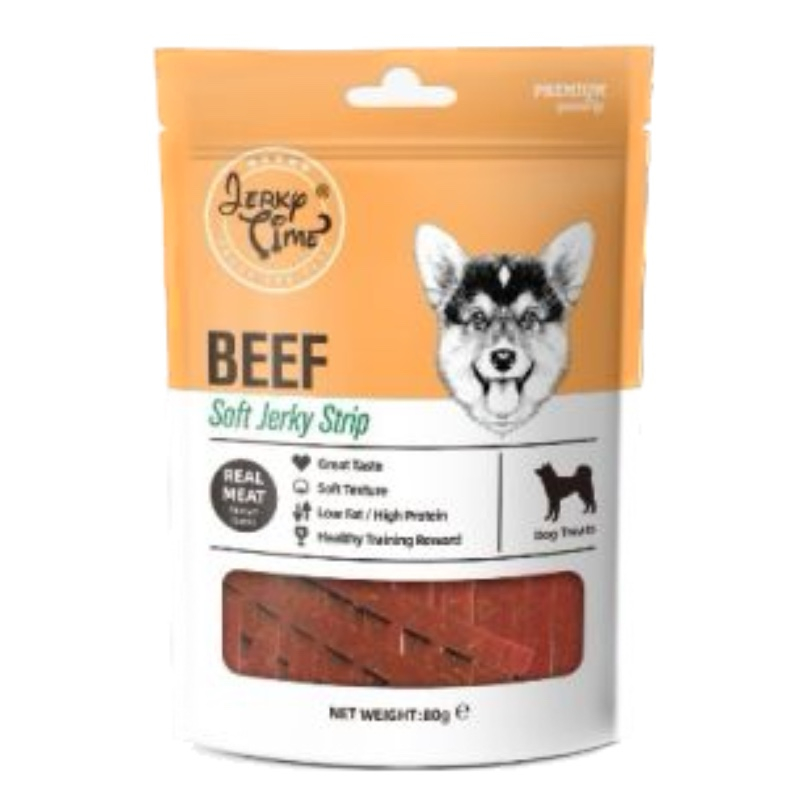 Jerky Time Dog Treats 80g Dog Snack (23 flavors to choose) Shopee