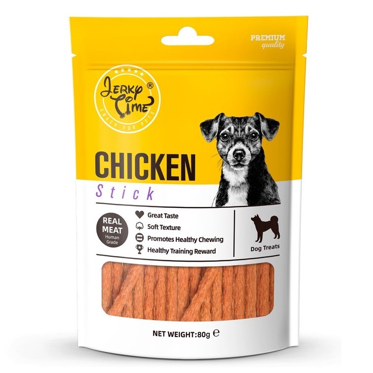Jerky Time Dog Treats 80g Dog Snack (23 flavors to choose) Shopee