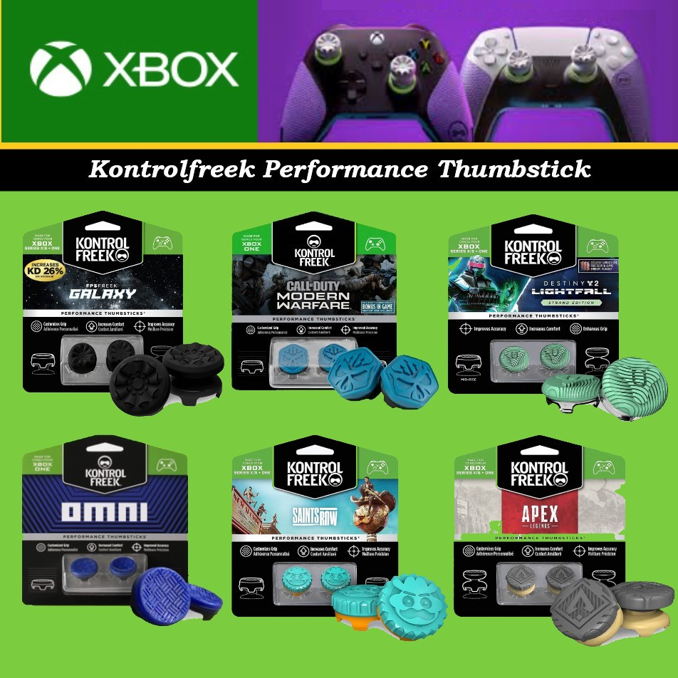Kontrolfreek Xbox Performance Thumb Stick Grips Xbox Series One S X Shopee Malaysia