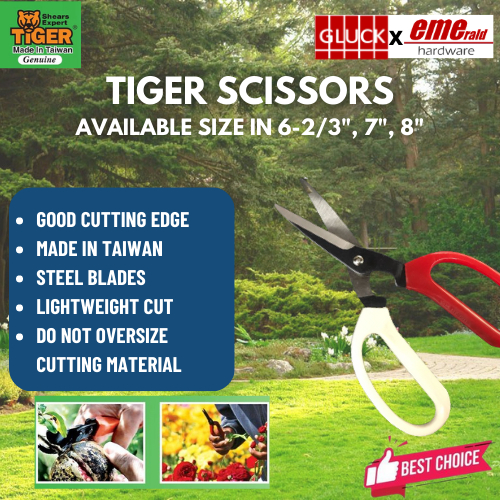 TIGER SCISSORS PRUNING BRANCHES GUNTING DAHAN 640/670/680 | Shopee Malaysia