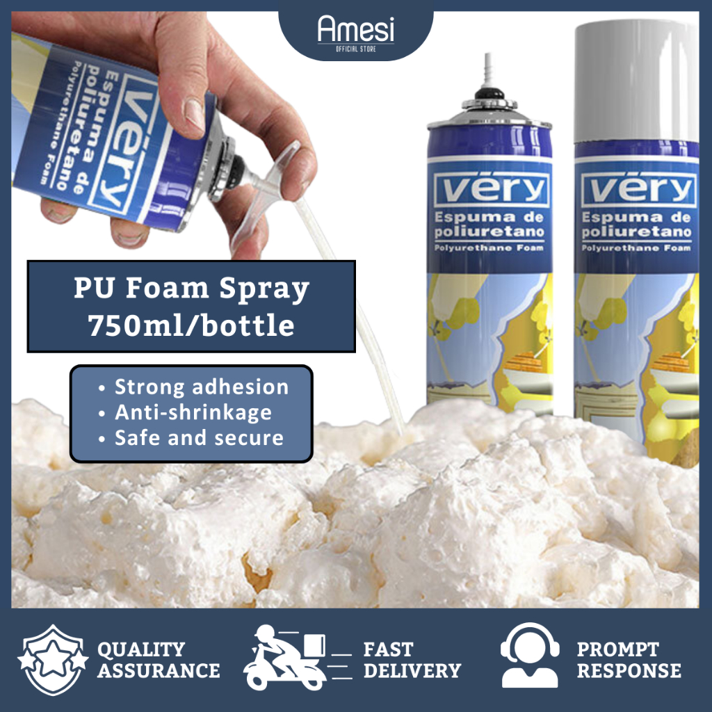 Vira Polyurethane Foam PU Foam Spray 750ml Tutup Lubang Batu Angin ...