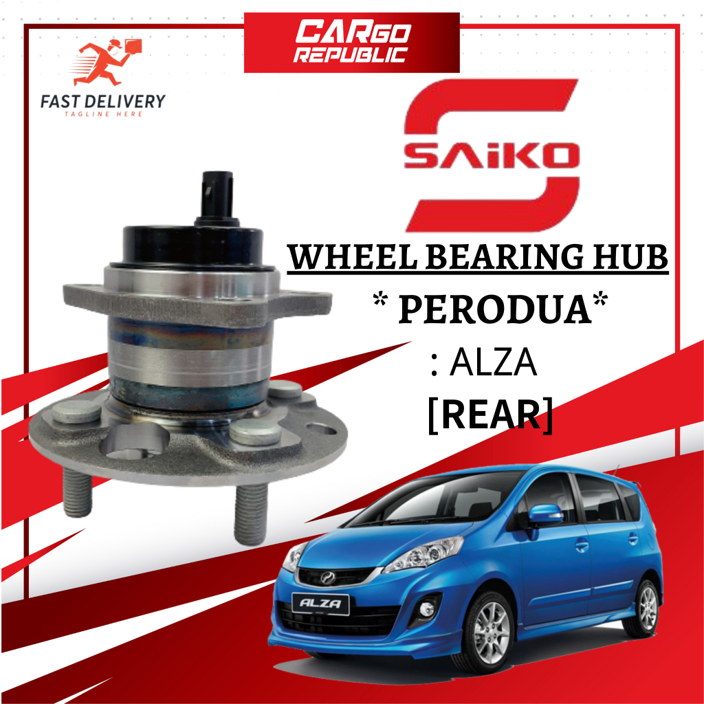Perodua Alza Rear (Belakang) Saiko Wheel Bearing hub 100% Original ...