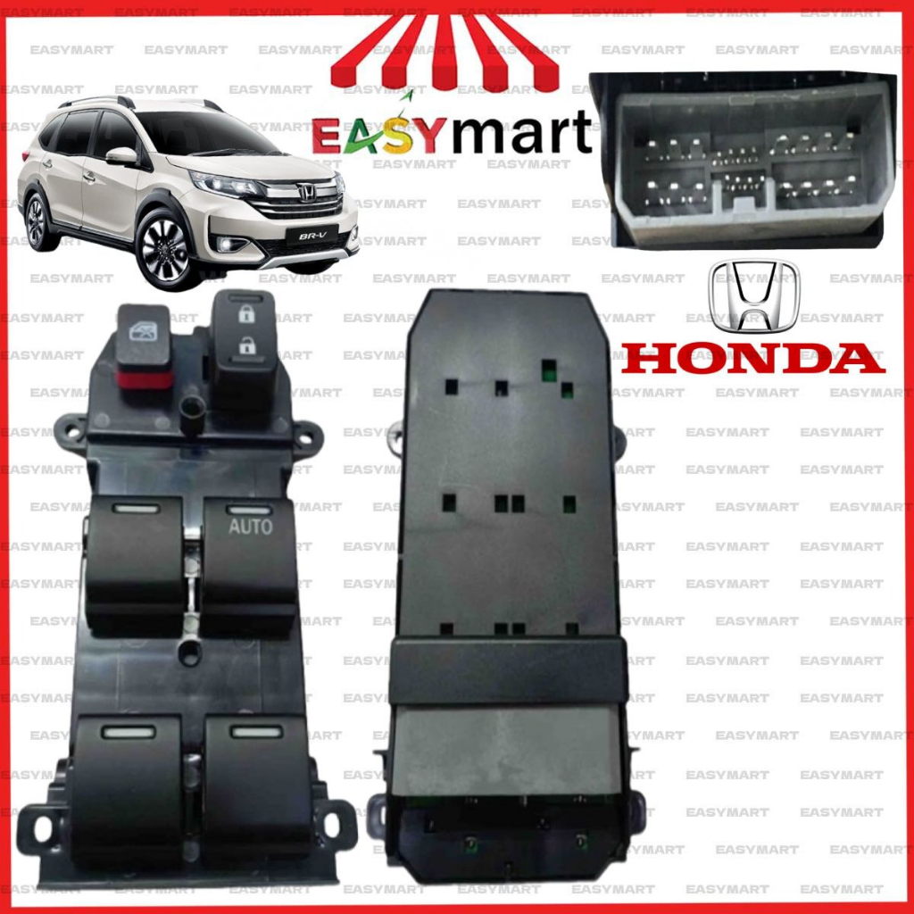 HONDA BRV MASTER POWER WINDOW MAIN SWITCH DOOR BUTTON Shopee Malaysia
