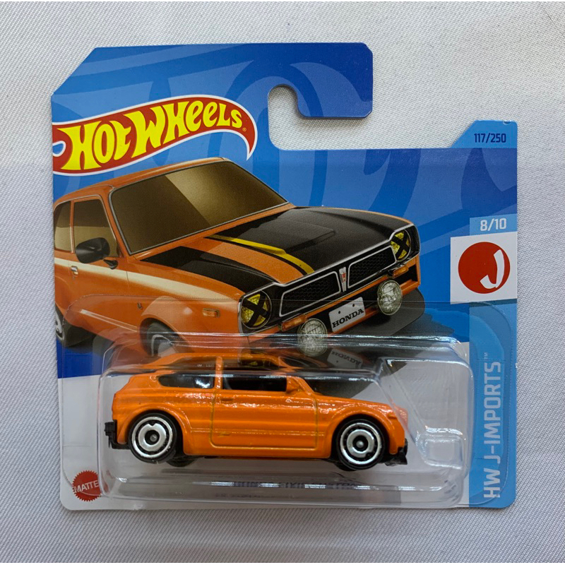 Hotwheels Honda Civic 73' Custom Orange ( short Card ) | Shopee Malaysia