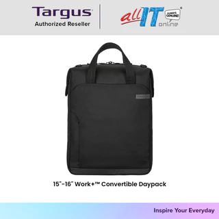 Targus Backpack 15.6" Work+ Convertible Daypack (TBB609GL-70) Black
