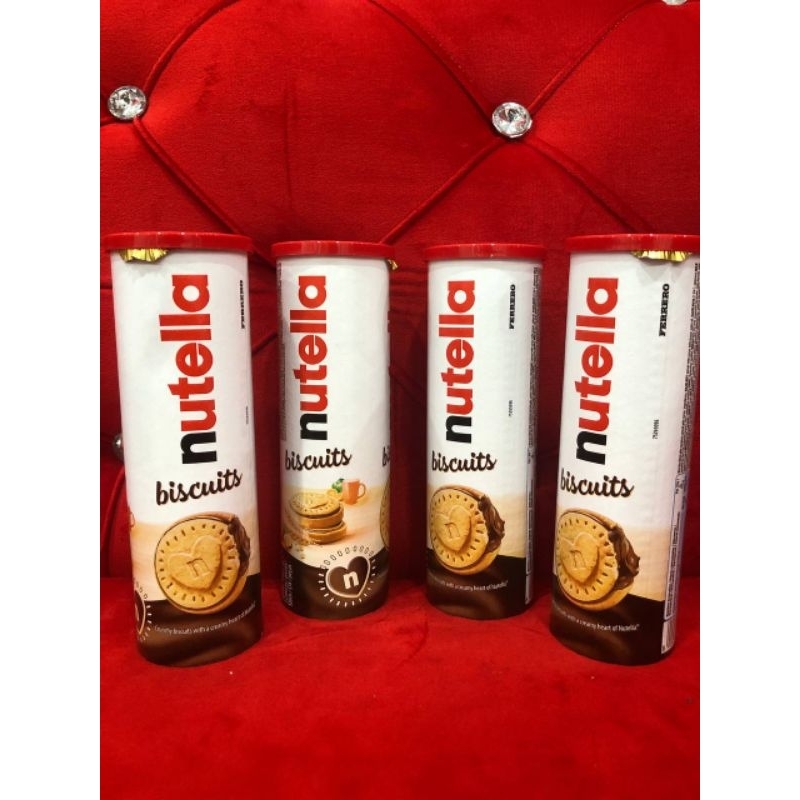 Ferrero Nutella Biscuits Tube, 12 Biscuits, 166g