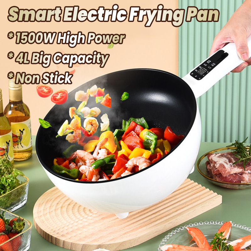 [Ready Stock]1350W Electric Frying Pan Electric Cooker All-In-One Wok ...