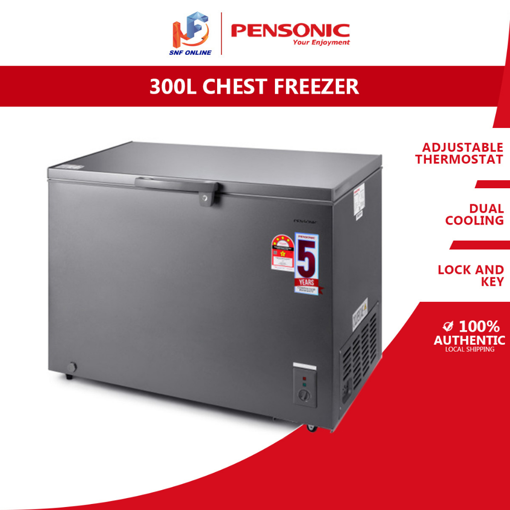 Pensonic 300L Chest Freezer PFZ303 Shopee Malaysia