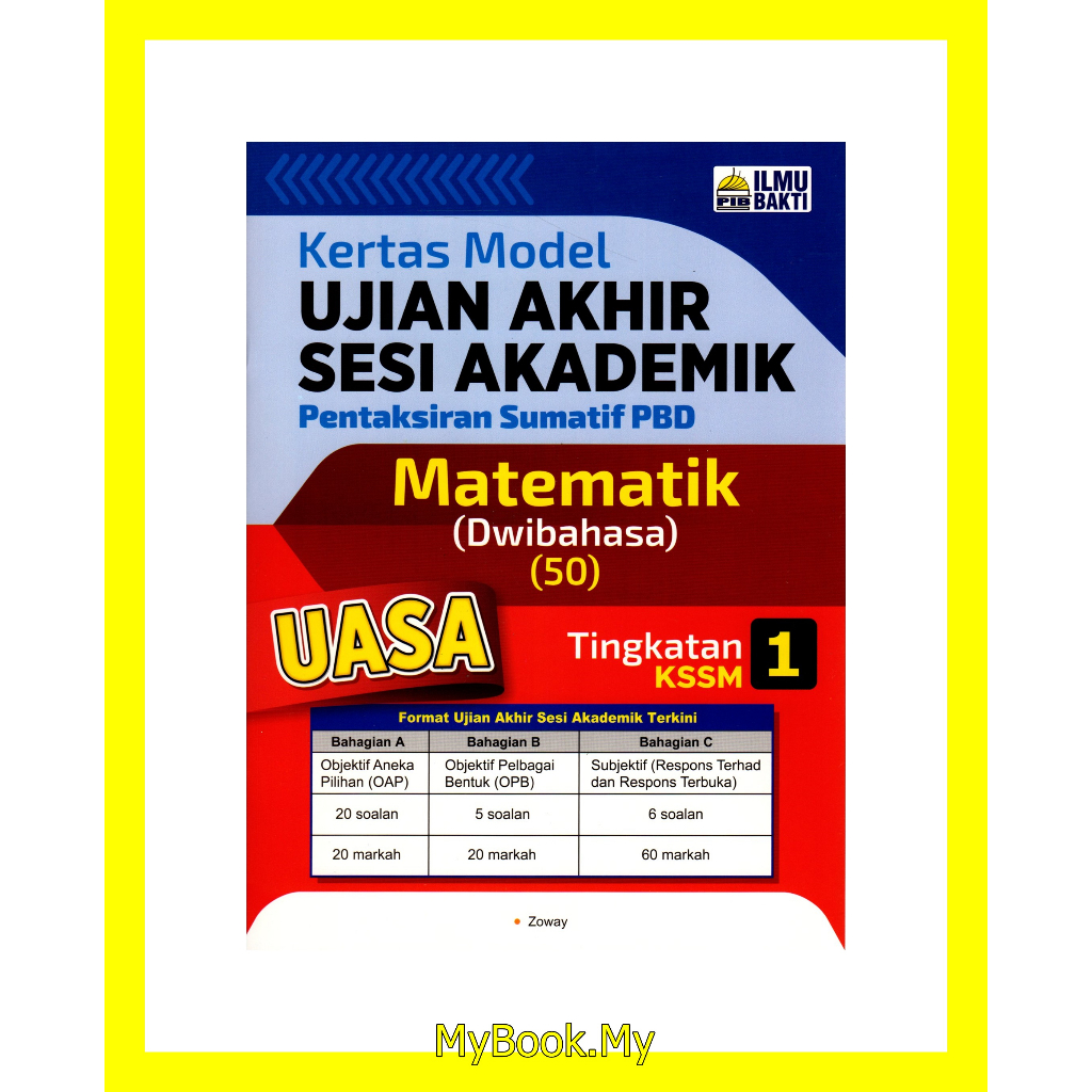 *BARU* MyB Buku Latihan : Matematik Mathematics Tingkatan 1 - Kertas ...