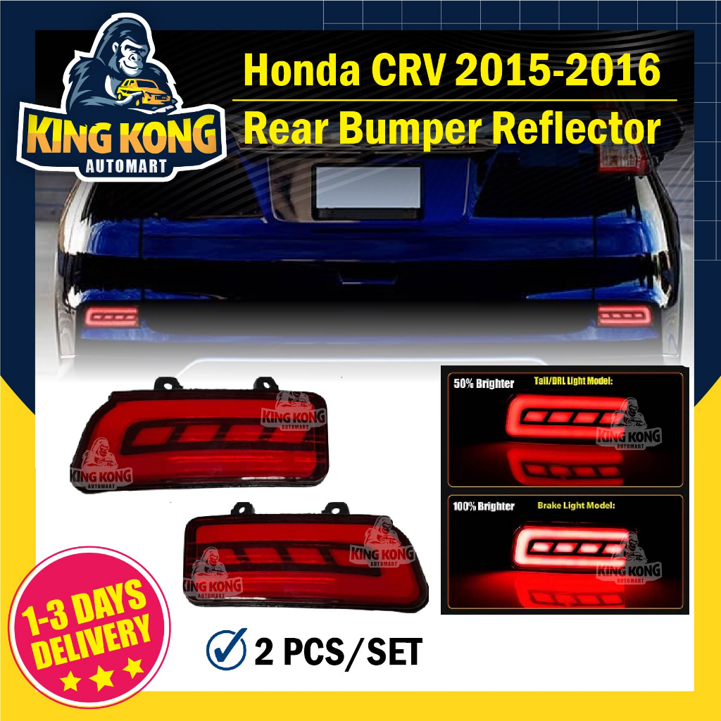 Honda CRV CRV 20152016 Facelift Rear Bumper Reflector LED Light Bar