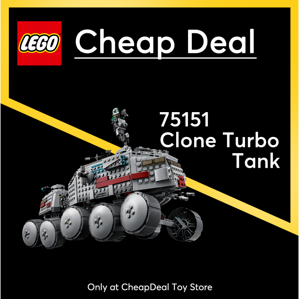 [Ready Stock] - LEGO Star Wars 75151 Clone Turbo Tank (903 Pieces ...