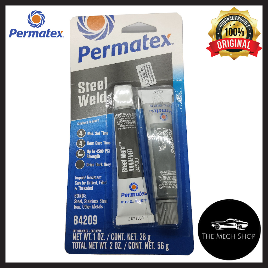 (100 Original) Permatex Steel & Metal Iron STEEL WELD Radiator Repair