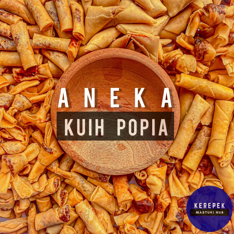 Popia Simpul Udang Kering/ Ayam / Ikan Bilis [ 500/250gram] | Shopee ...