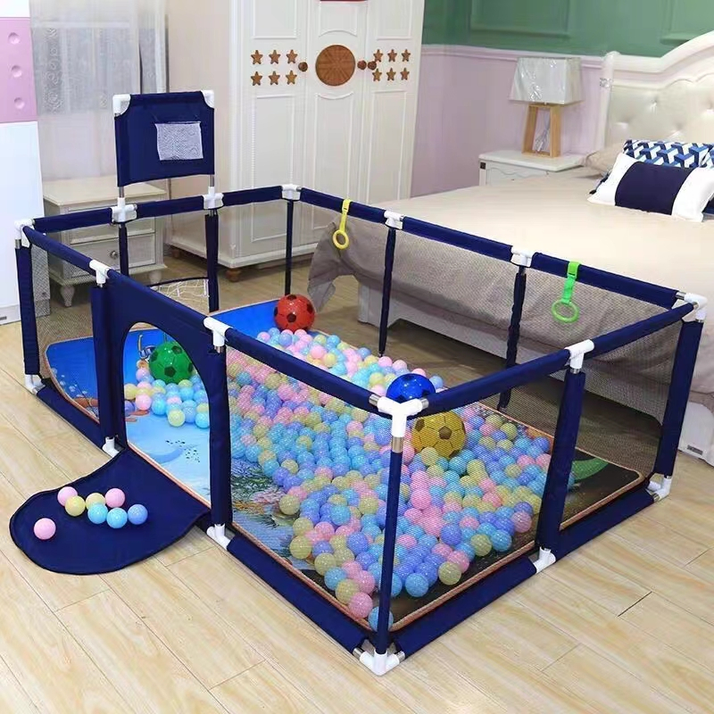 Toysbay Kids High Quality Foldable Rectangle Playpen With Basketball ...