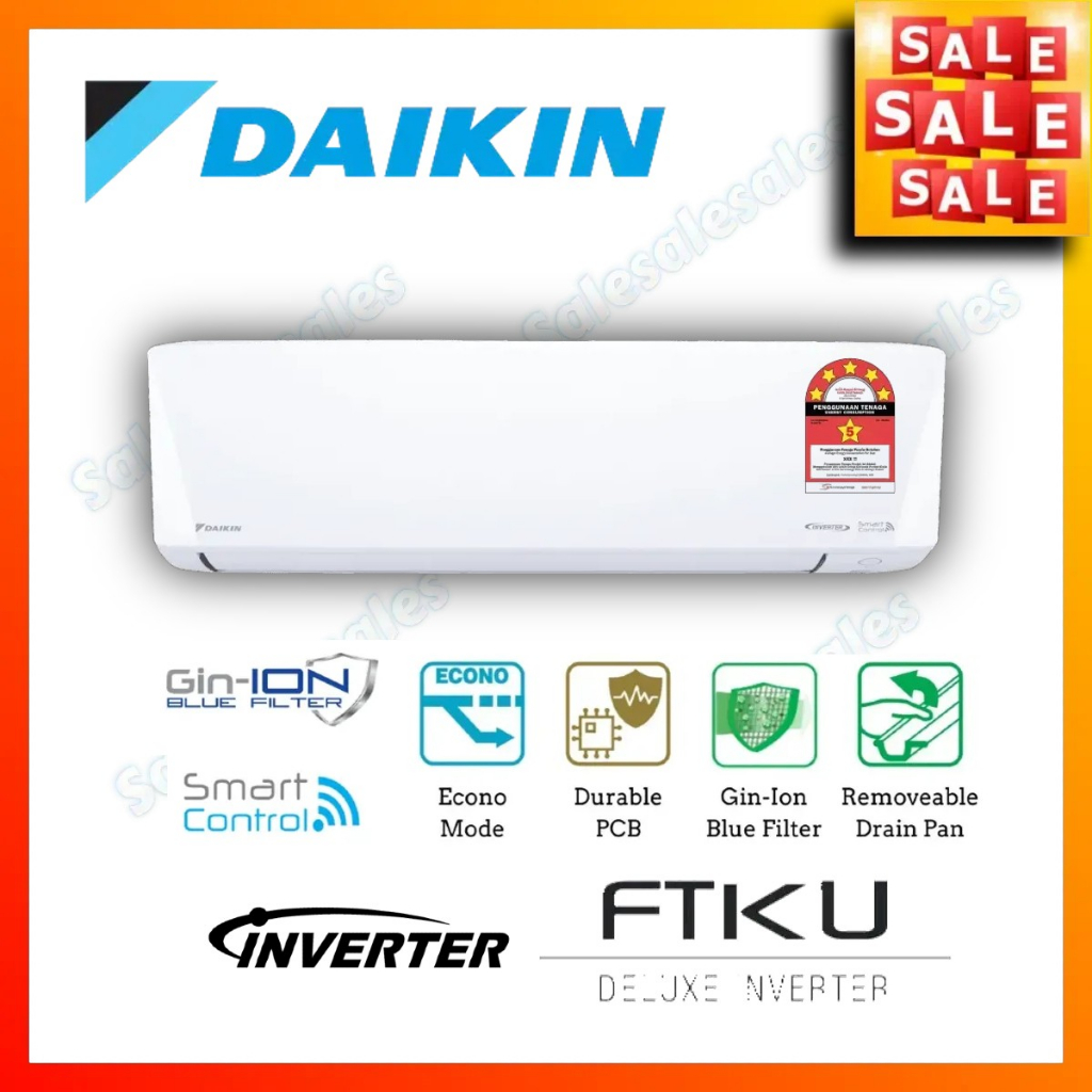 Daikin 5 Star Deluxe Inverter Wifi 1hp 1 5hp 2hp 2 5hp 3hp Air