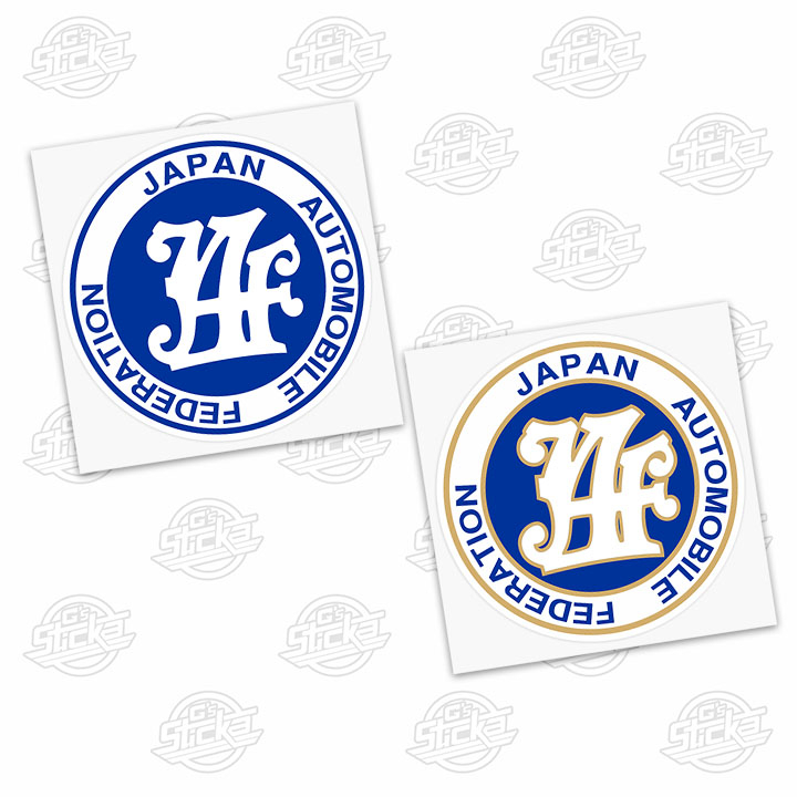 JAF 20 Year Member Japan Automobile Federation Emblem Badge Sticker – JDM Car Decal