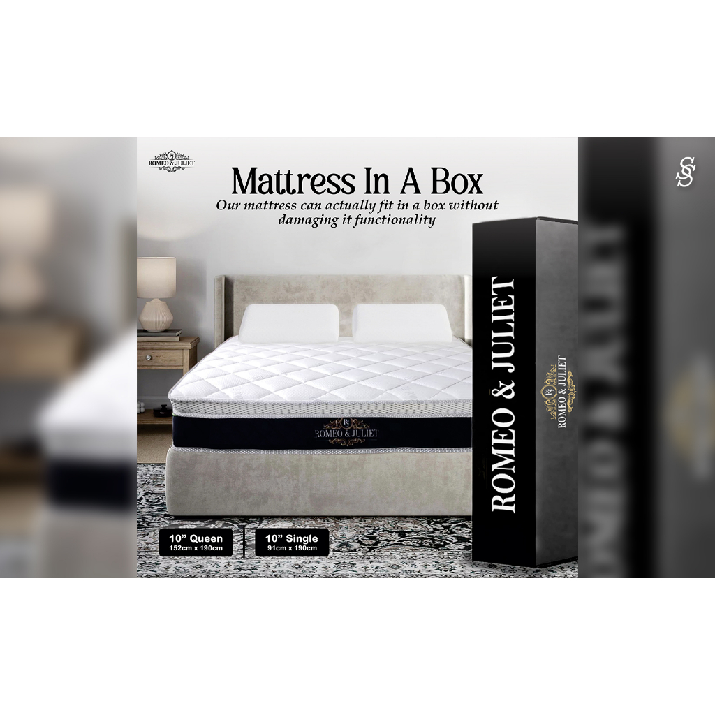 ROMEO & JULIET Mattress (Queen Bed size, Single Bed Size) Shopee Malaysia