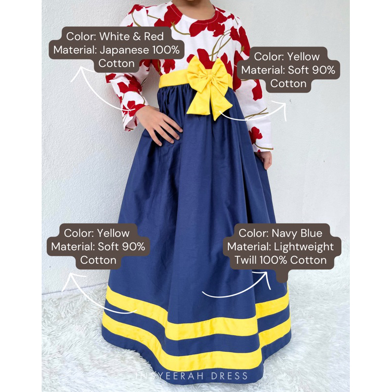 Baju Merdeka Kanak-kanak Perempuan Dress Costume Merdeka (pre-order 3 