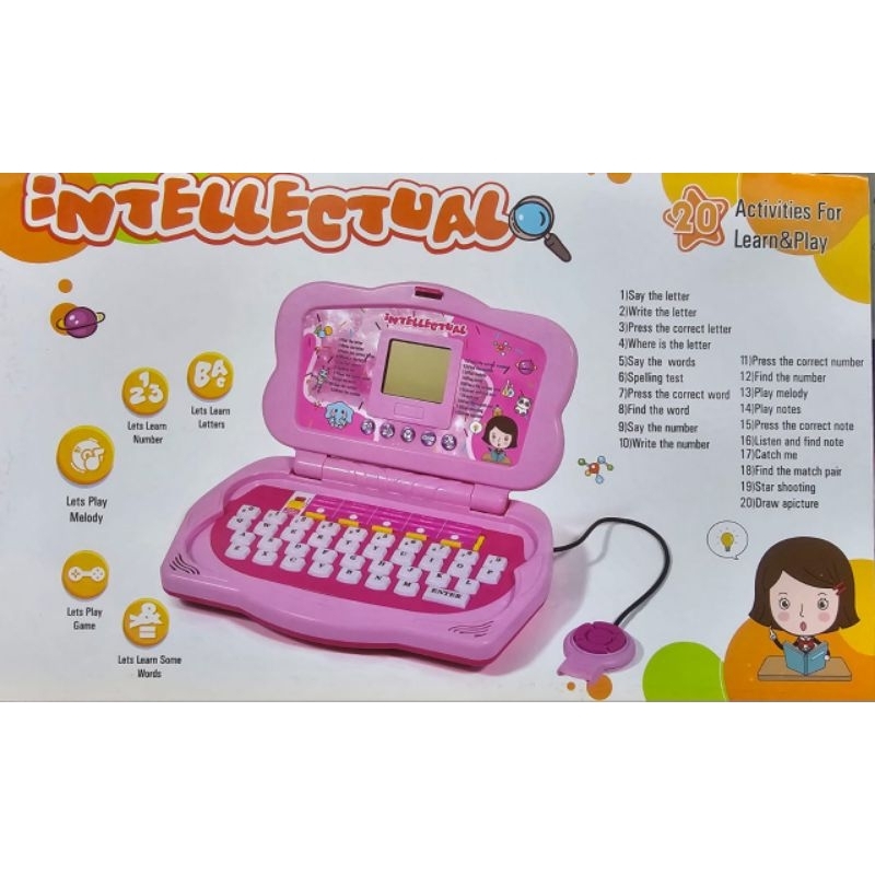 Kids Laptop Computer Early Learning English 20 Activities for Learn and ...
