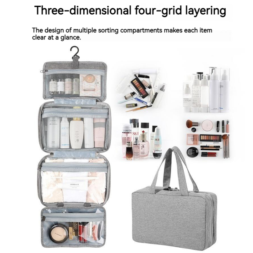 Travel Organizer Hanging Bag Cosmetic Pouch Makeup Toiletry Bag