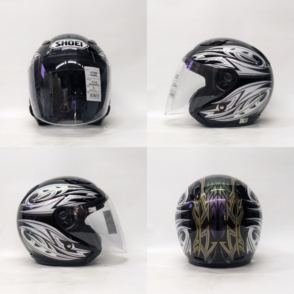 HELMET SHOEI J-STREAM POLARIS | Shopee Malaysia