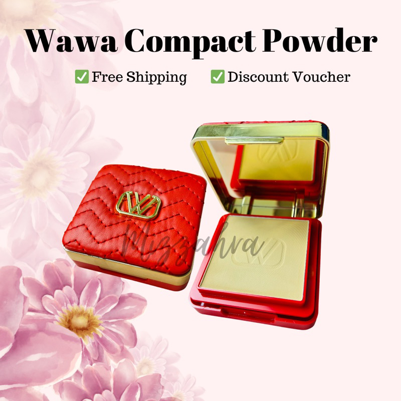 Wawa Compact Powder + 2 FREE GIFT 🎁 Shopee Malaysia