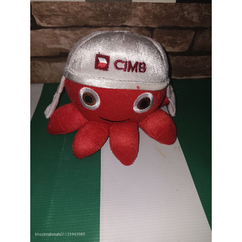 Cimb octopus soft store toy 2019