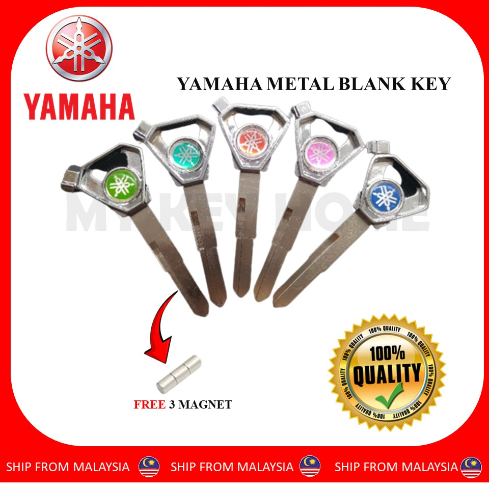 KUNCI YAMAHA MOTOR KEY/Motor Metal Blank Key / Kunci for YAMAHA MOTOR