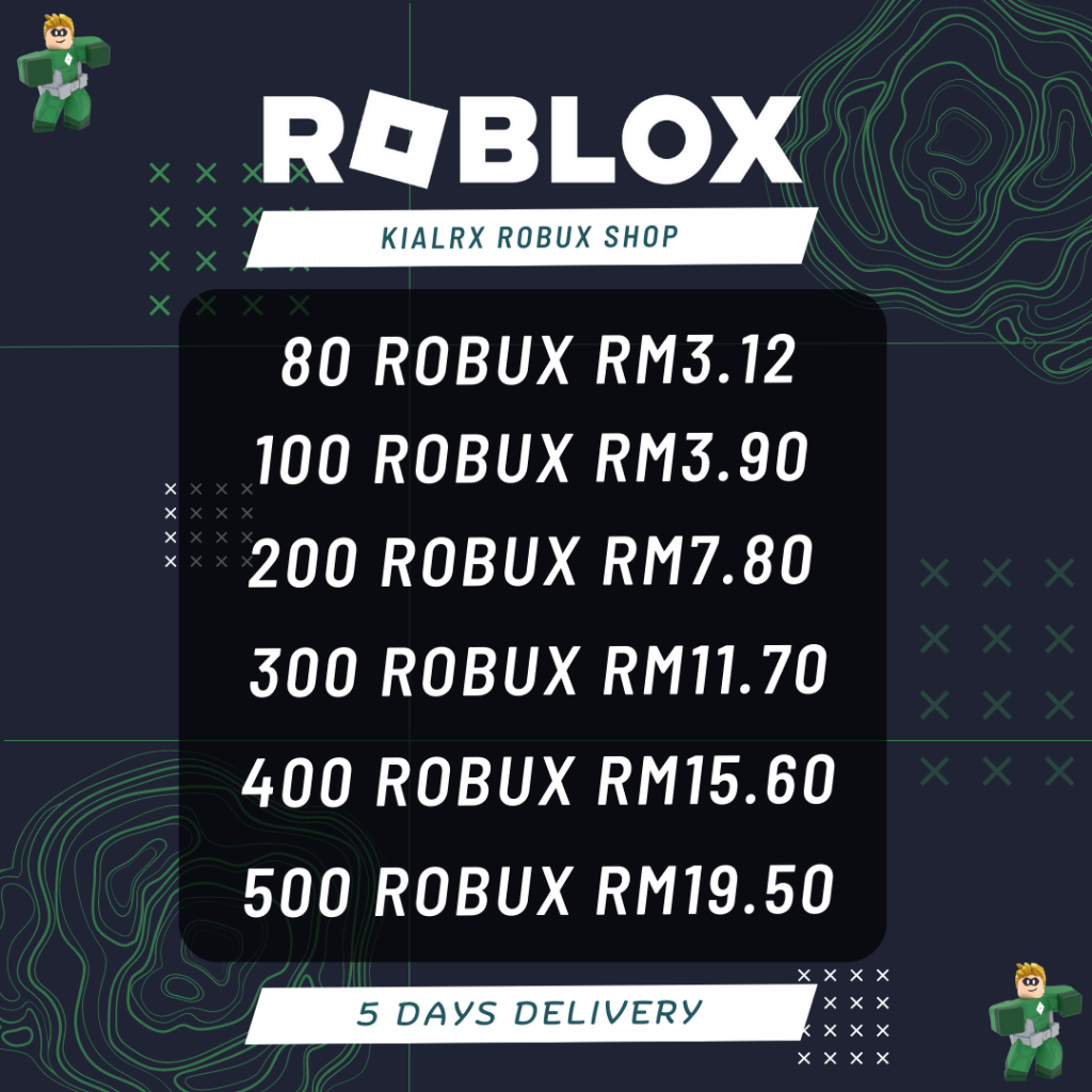 Free Robux - Prices And Promotions - Aug 2023 | Shopee Malaysia