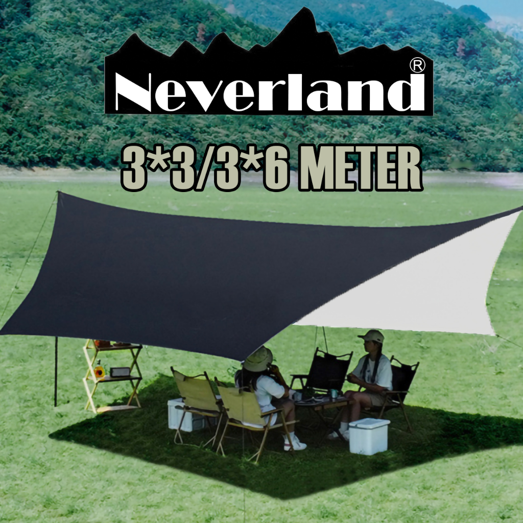 NEVERLAND Flysheet Camping Waterproof Tent Camping Khemah Camping Waterproof Kemah Camping
