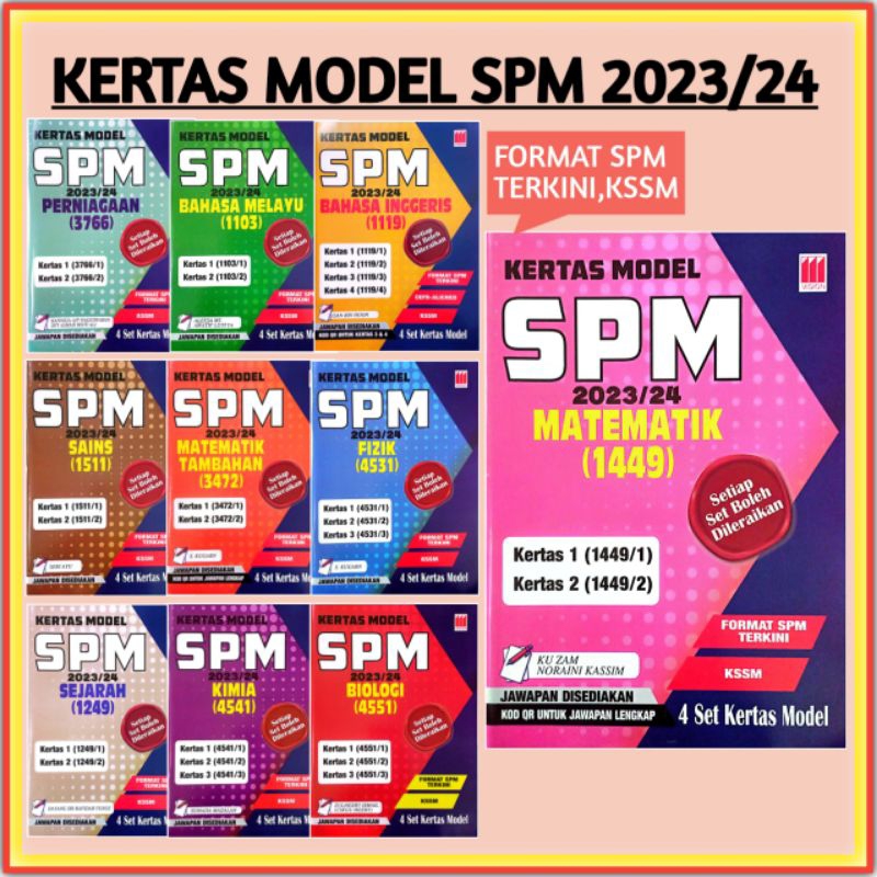 VISION KERTAS MODEL SPM(FORMAT SPM TERKINI) | Shopee Malaysia