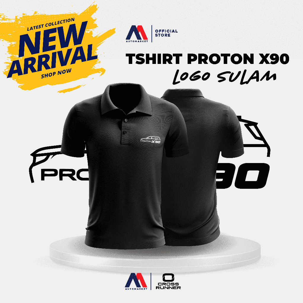 [LIMITED EDITION] TSHIRT PROTON X90 (Logo Sulam) | Shopee Malaysia